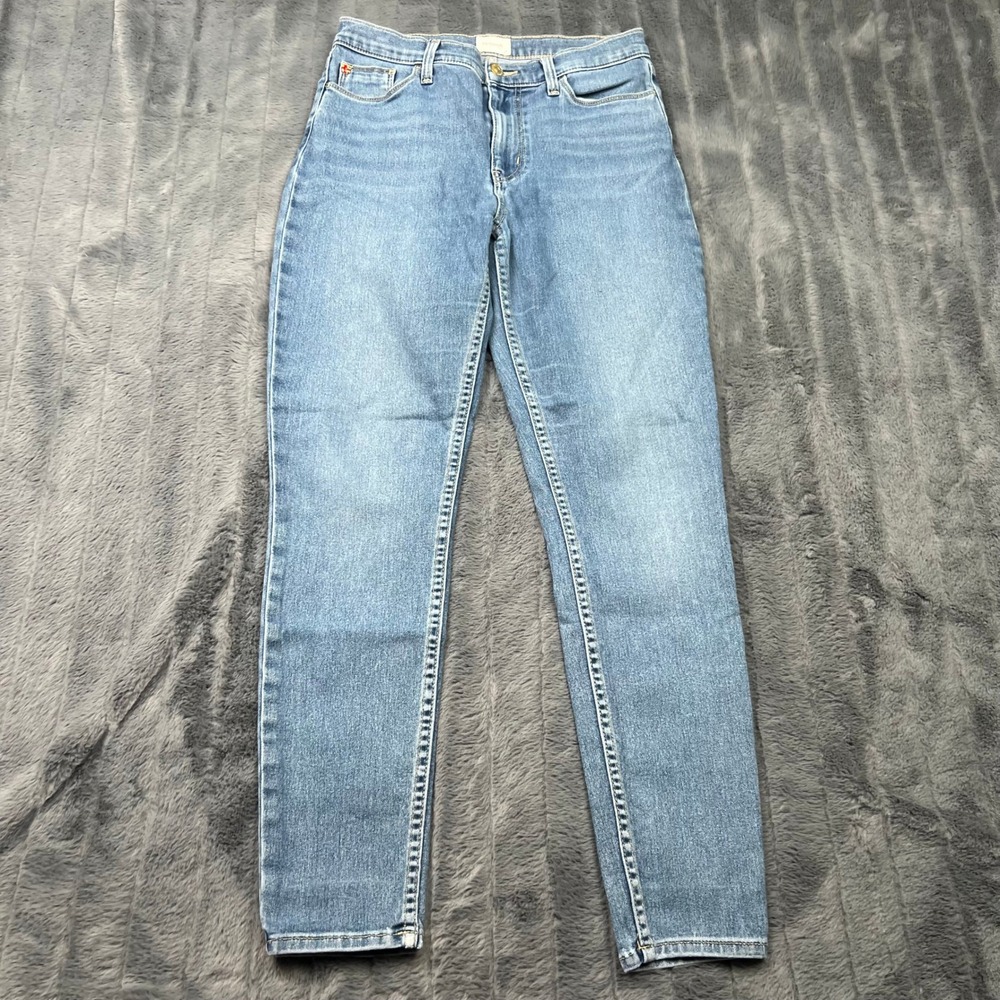 Hudson Blair High Rise Skinny Jeans Medium Blue Wash Denim Size 28 HRNDAM7508